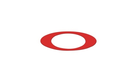 Oakley ® 5.5 Icon Sticker In Red