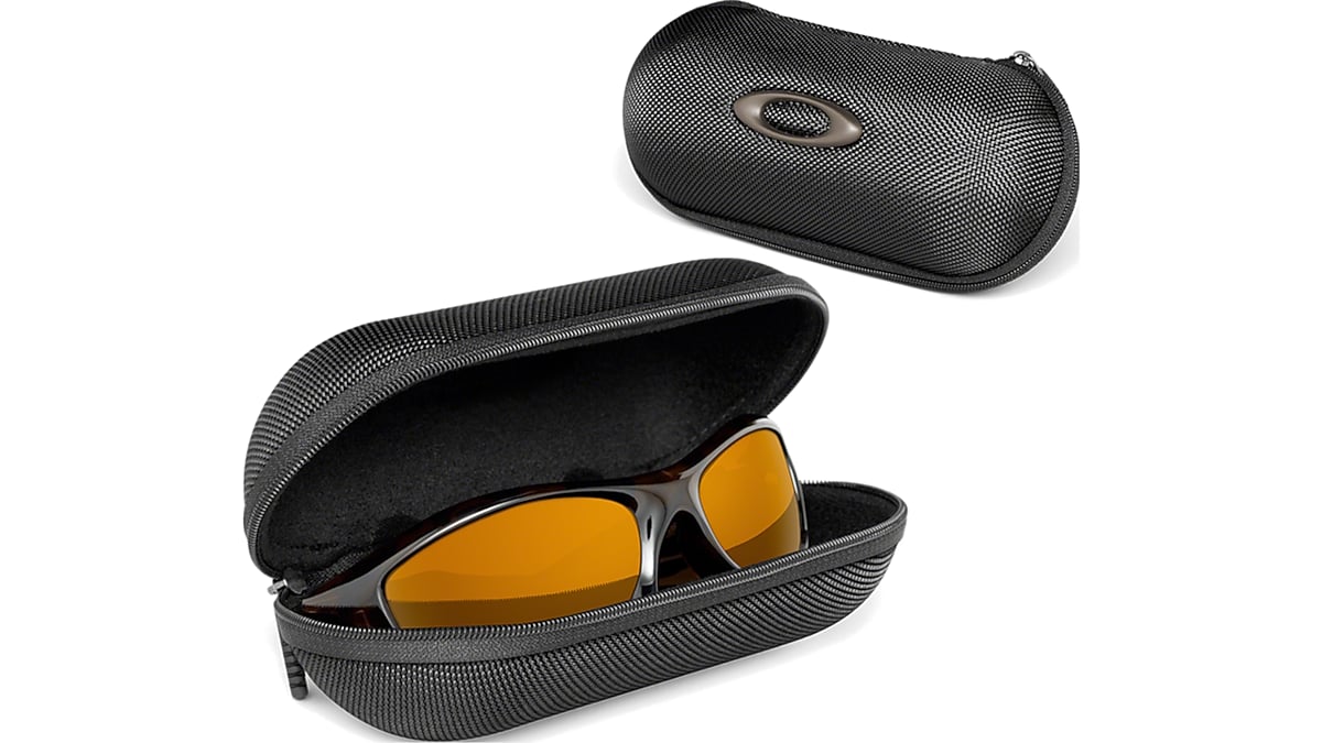 Oakley Sutro Soft Vault Sunglasses Case Black Hard Clamshell Zippered New
