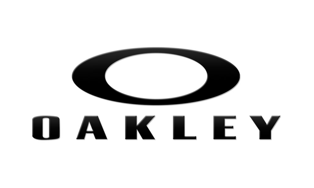 Paura Manette Distintivo Oakley Logo White Stampa Articolo Pigmento