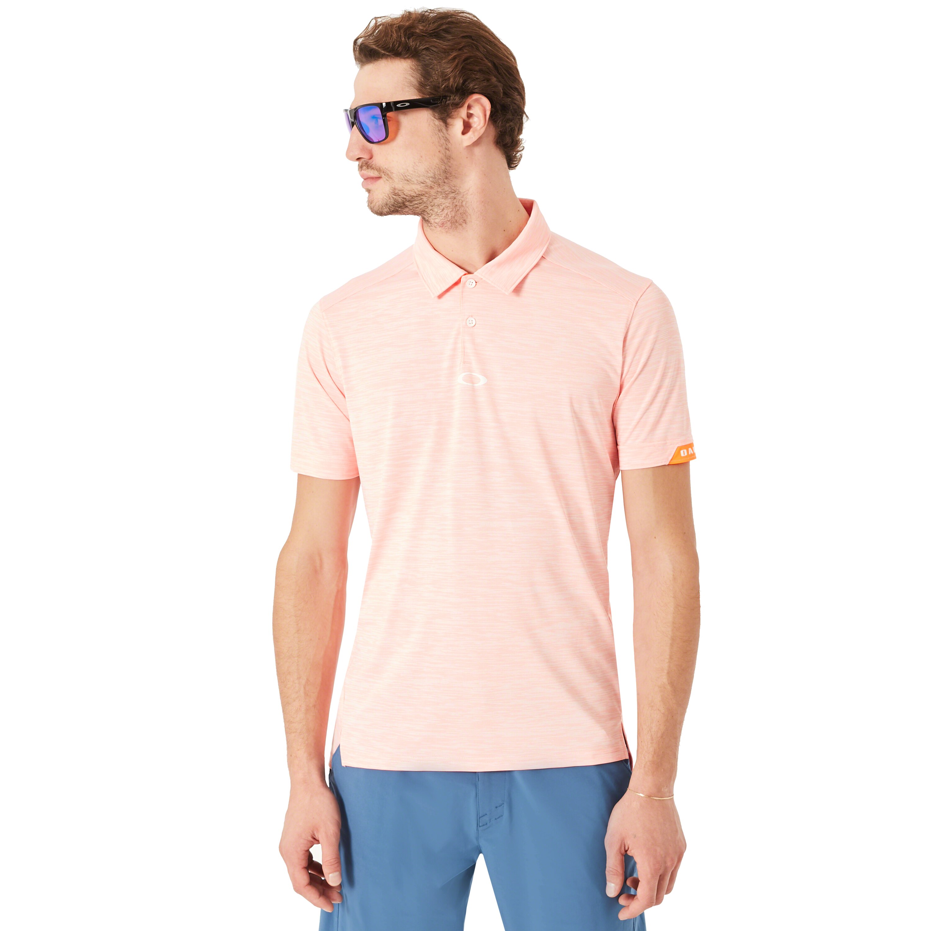 oakley men's gravity golf polo
