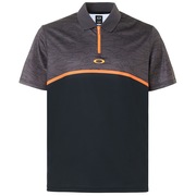 Polo Shirt Short Sleeve Color Block Camou - Blackout