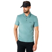 Polo Shirt Short Sleeve Ribbed Detailong Sleeve Polo Shirt Short Sleeve Ribbed Detailong Sleeve