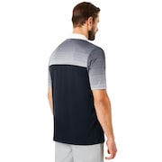 Polo Shirt Short Sleeve Sublimated Jacquard - Blackout