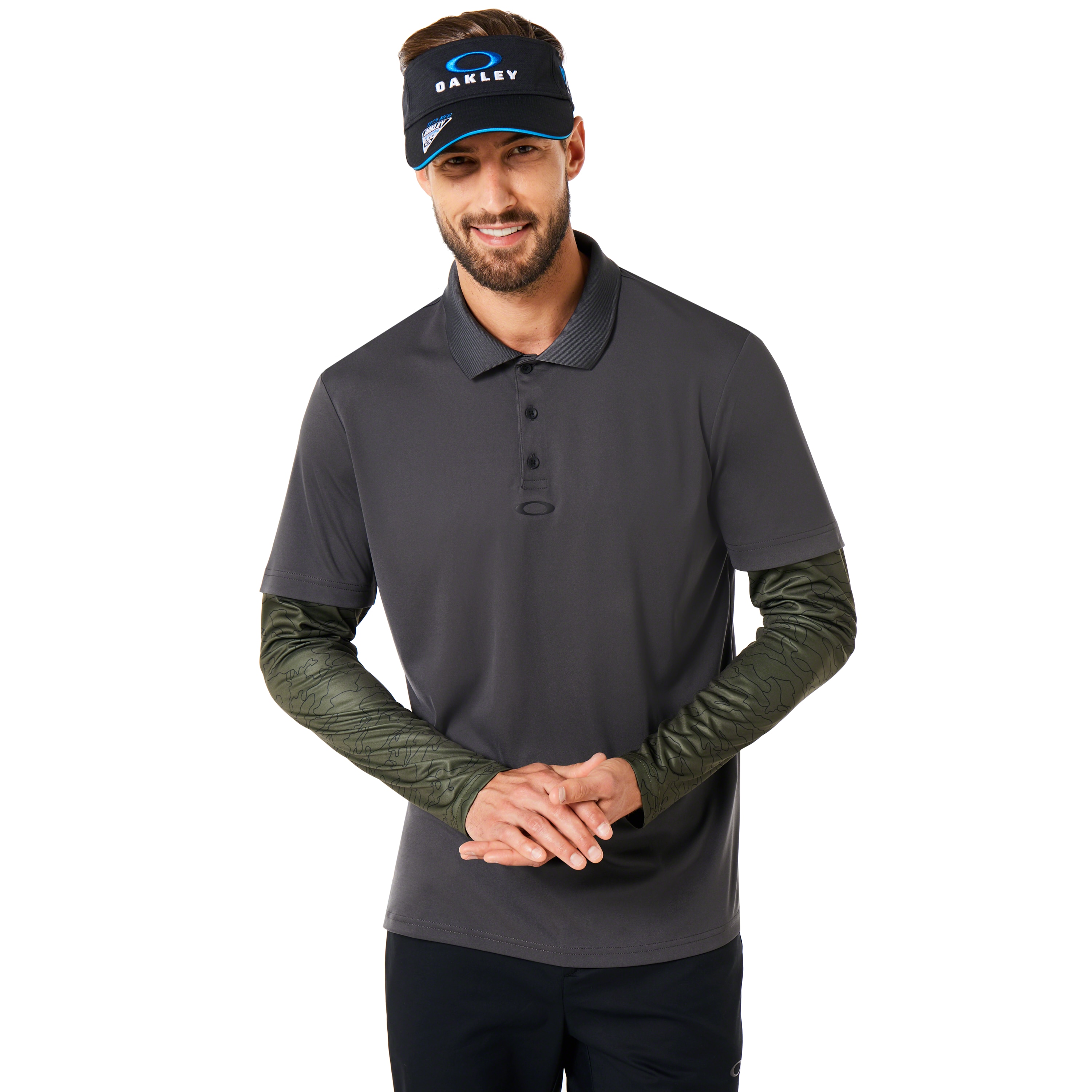 oakley long sleeve polo