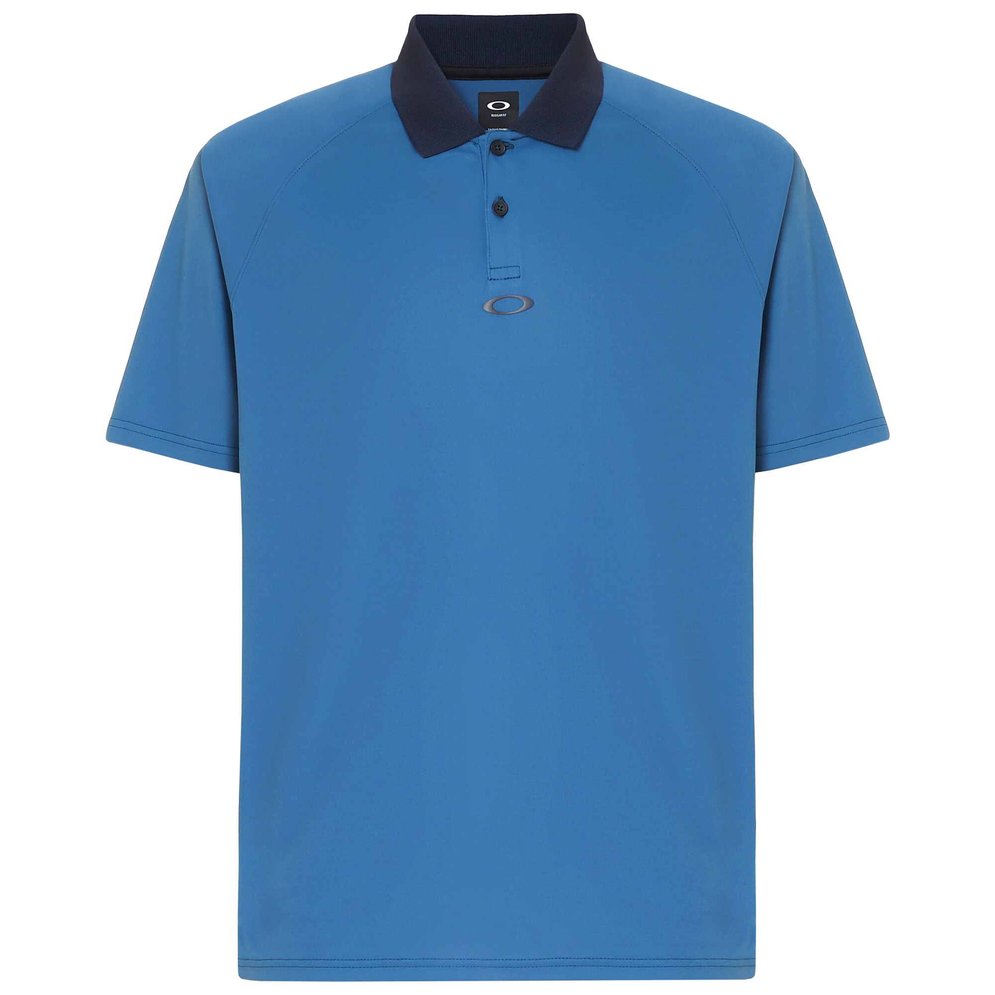 Oakley Polo Shirt Short Sleeve Back Striped - Ensign Blue | Oakley OSI ...