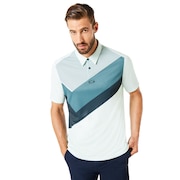 Polo Shirt Short Sleeve Placed Collar Block Polo Shirt Short Sleeve Placed Collar Block