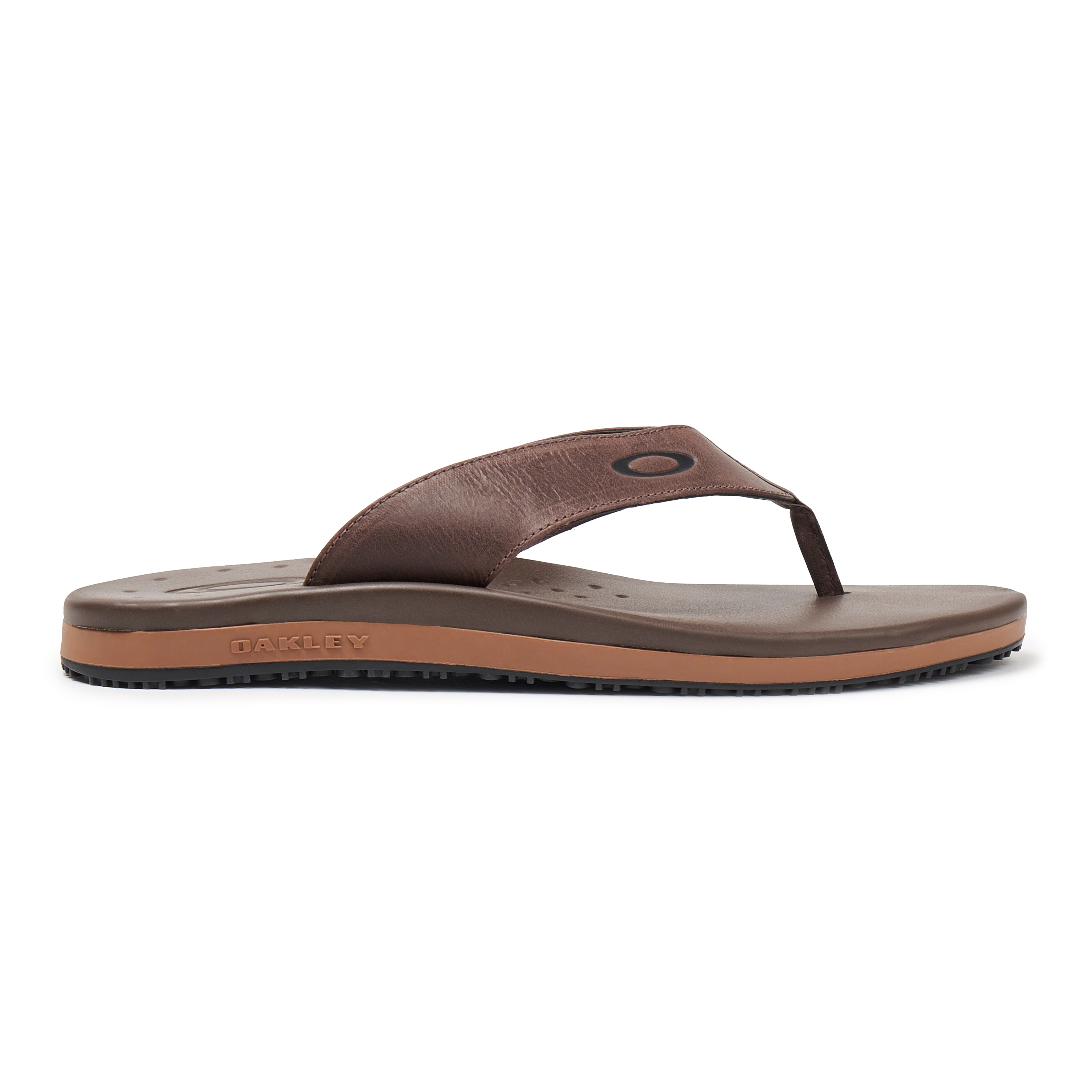 oakley leather flip flops