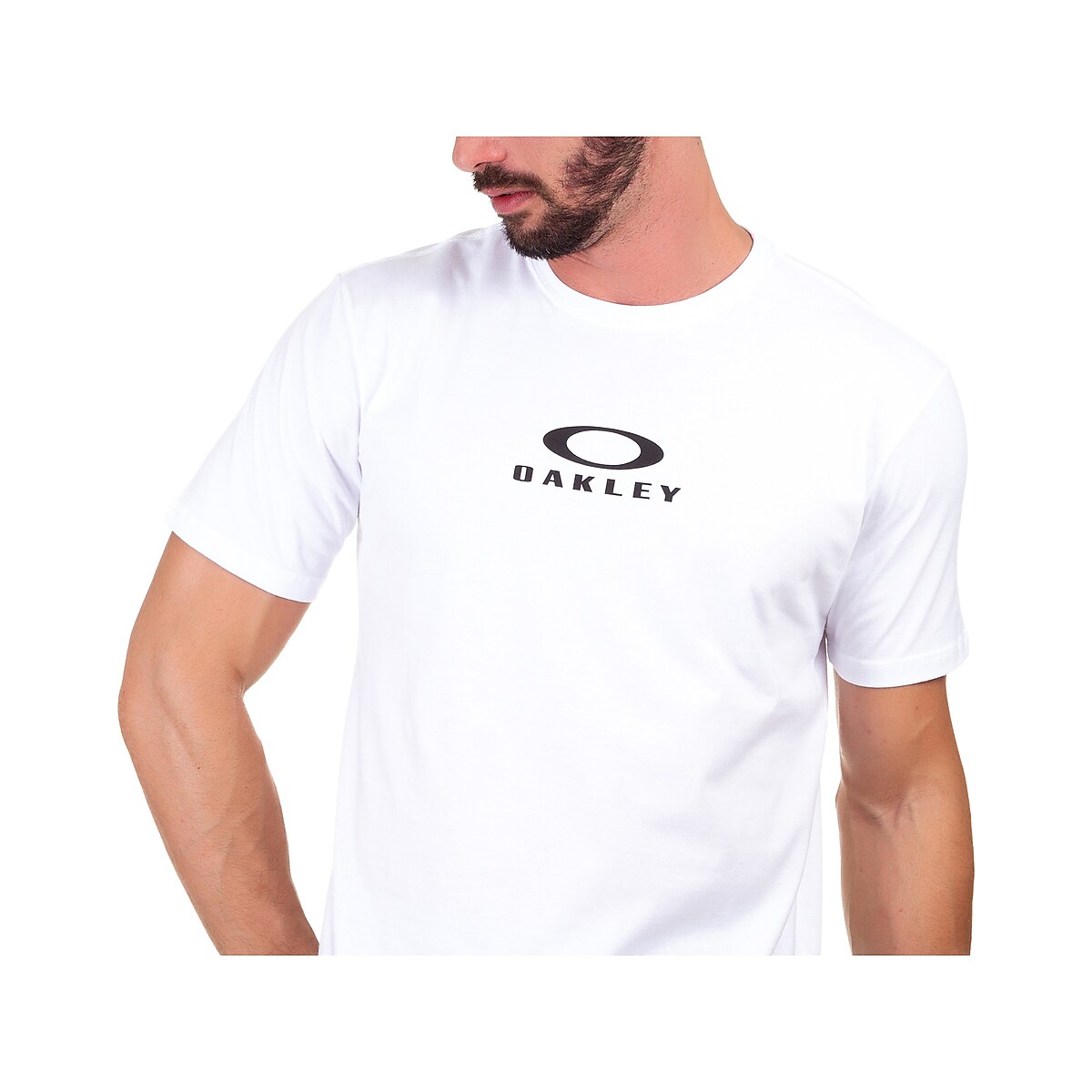 Camiseta Oakley Mod Bark Branco 457292BR