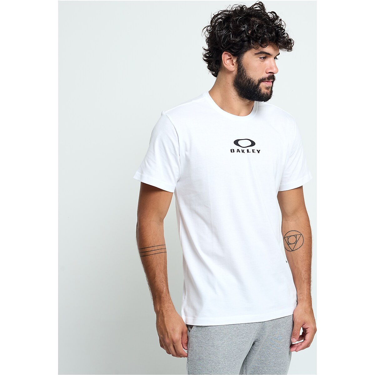 Camiseta Oakley Bark New Tee Branco