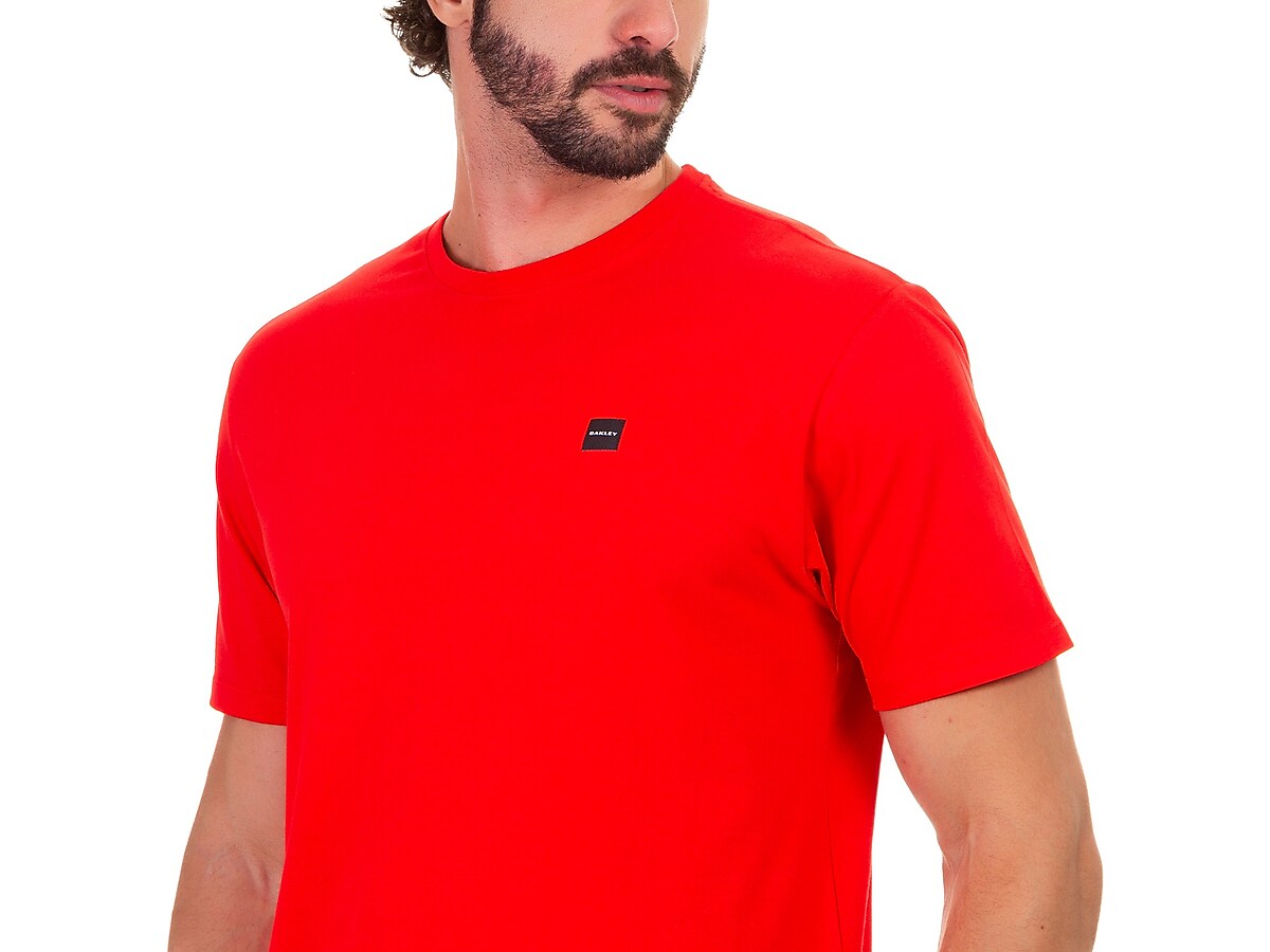 Camiseta Oakley Patch 2.0 Tee Vermelha ref: 457294BR-465