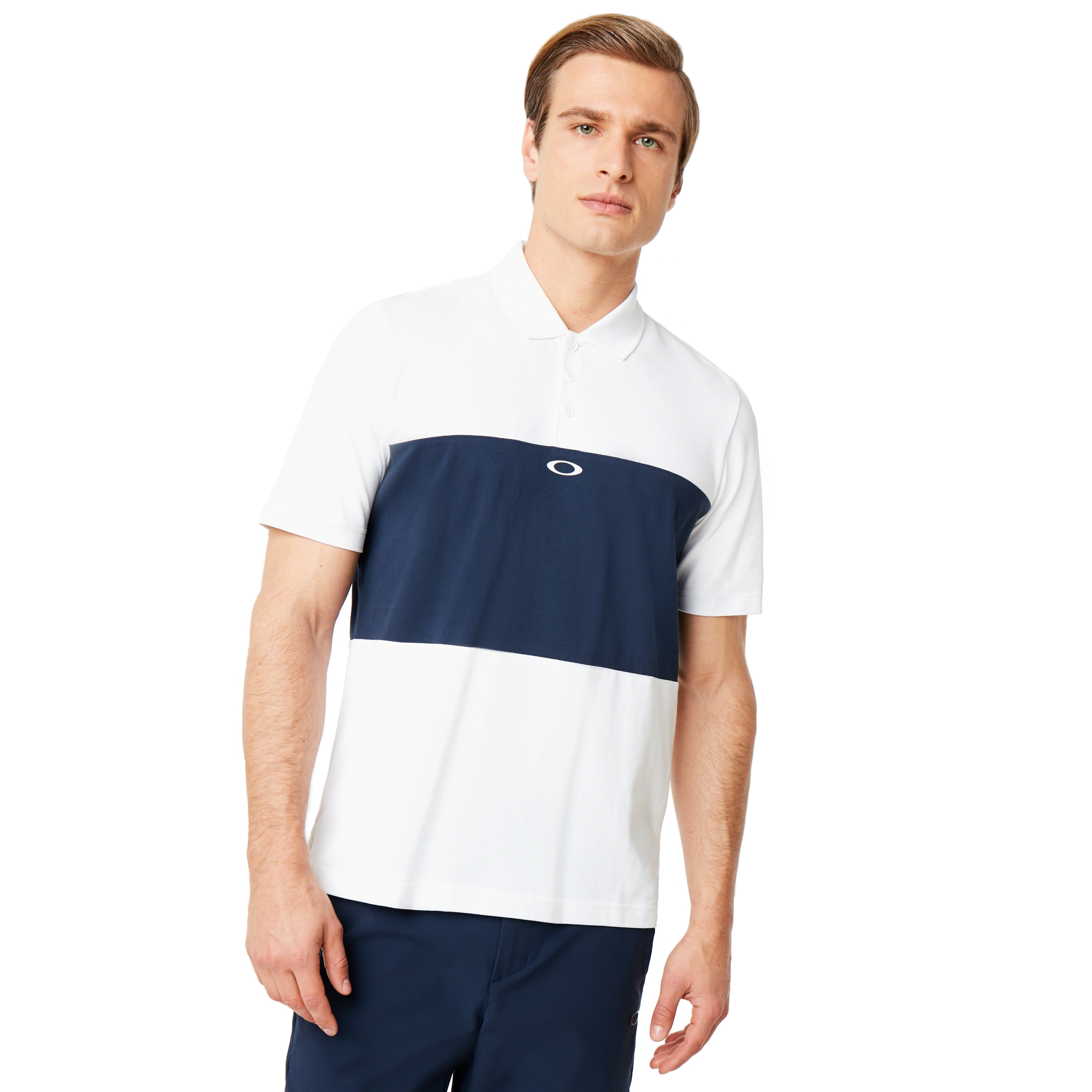 Oakley Color Block Polo Short Sleeve - White | Oakley GB Store