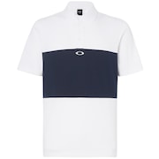Color Block Polo Short Sleeve - White