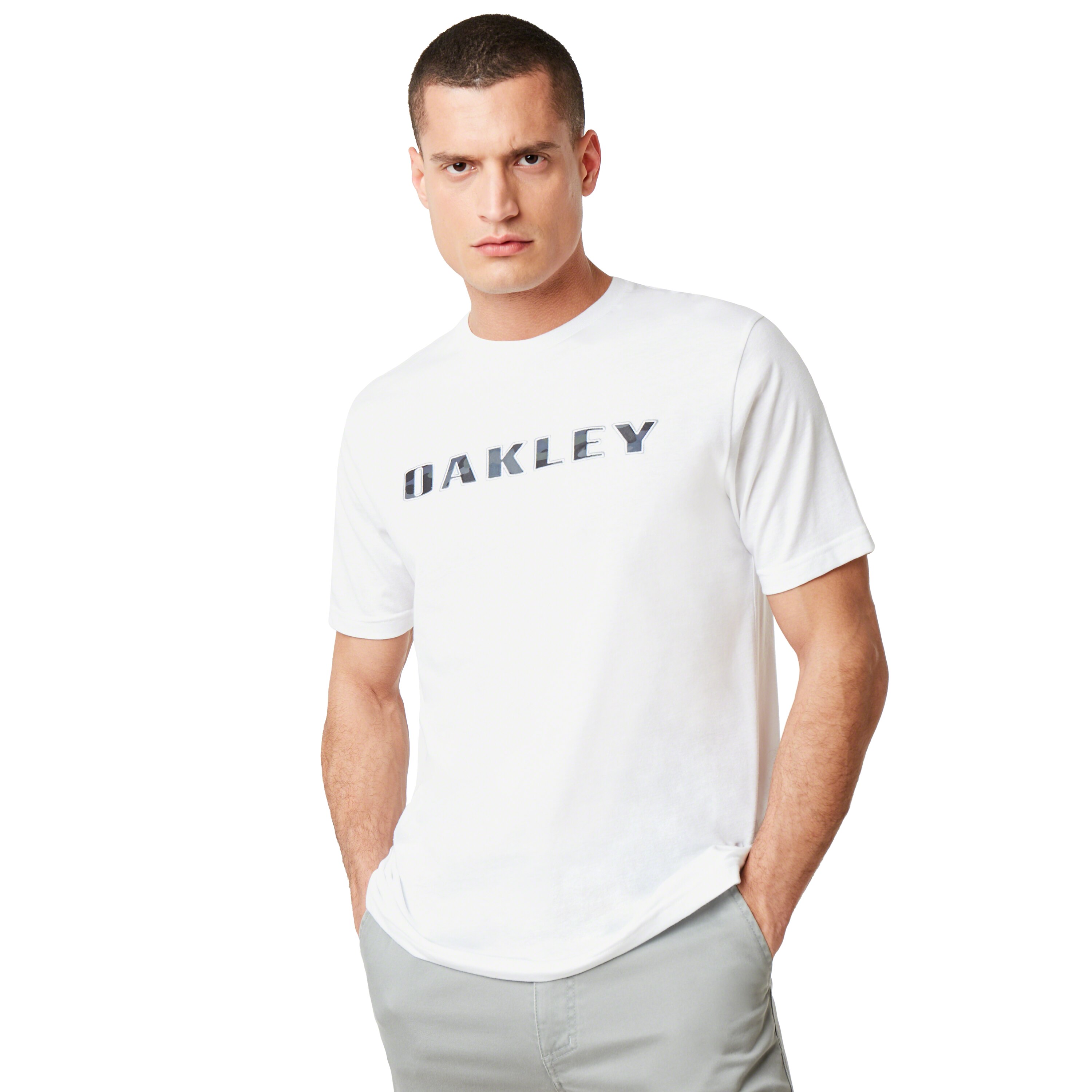 Oakley Camo Logo Tee - White | Oakley PT Store