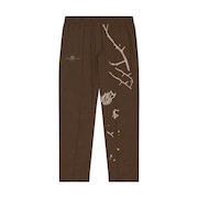 Tree Print Track Pants - Light Brown