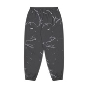 Parachute Tree Print Pants - Gray
