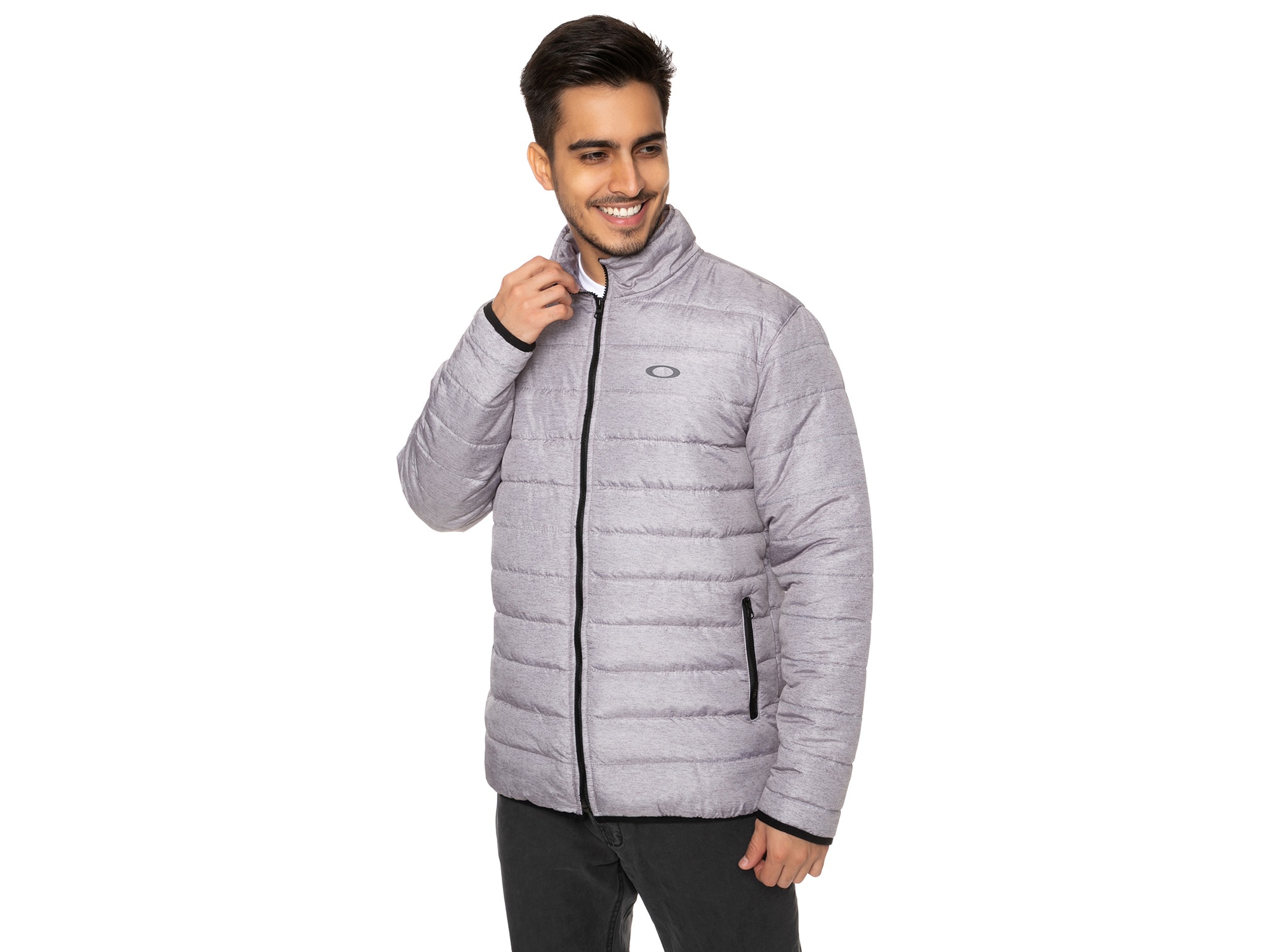 jaqueta oakley down print jacket