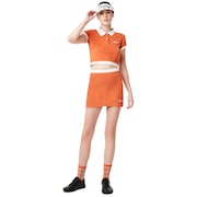 Tnp Chenille Skirt Short Sleeve - Dark Orange