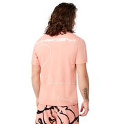 Staple Graffiti T-Shirt Short Sleeve - Blooming Dahlia