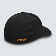 6 Panel Stretch Hat Embossed - Blackout