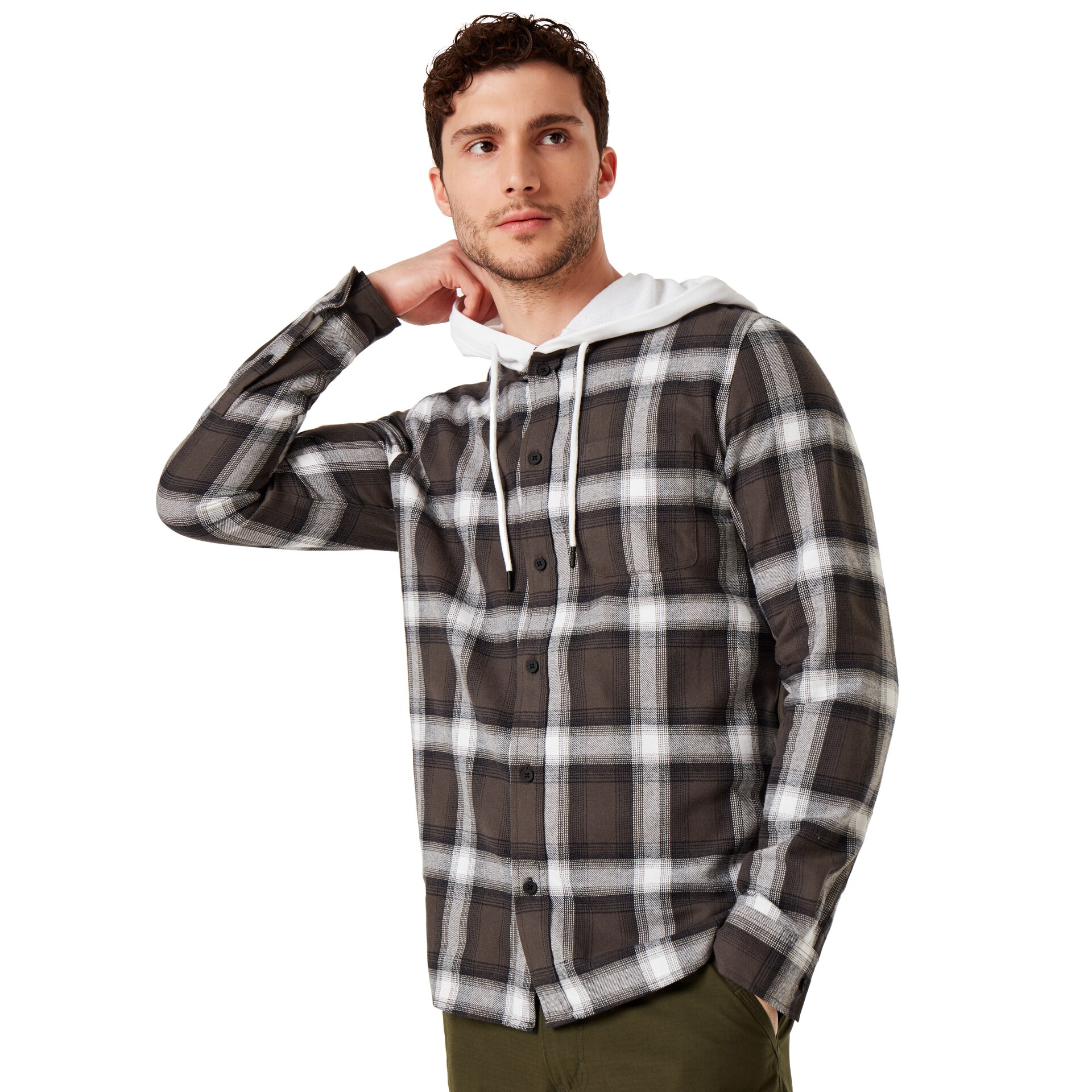 Oakley Icon Hooded Shirt - White 