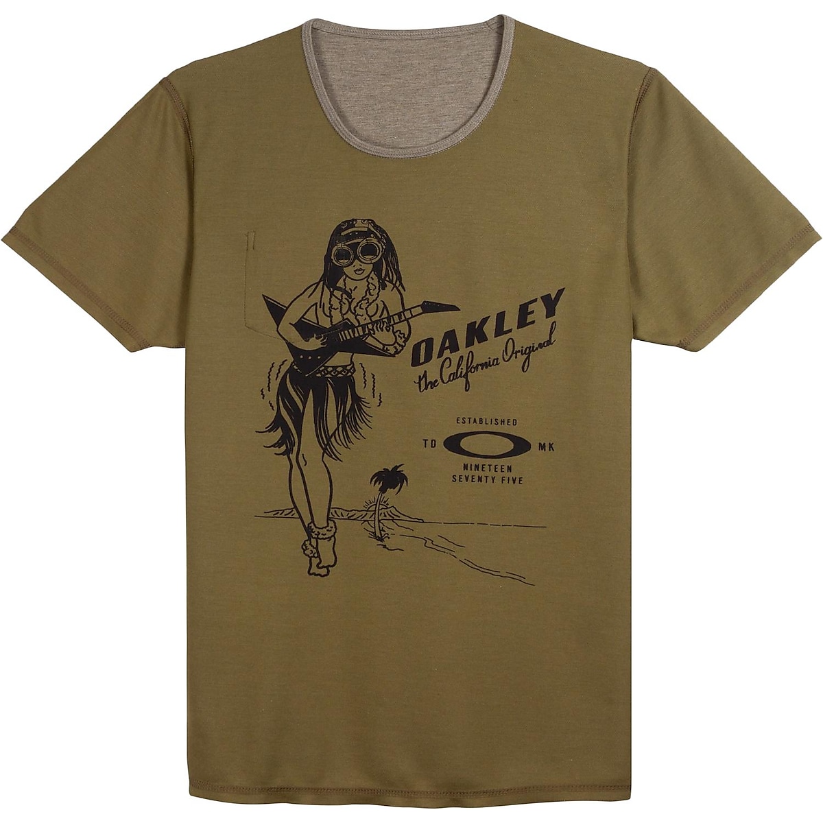 Oakley Camiseta Feminina TRN Logo - Seashell