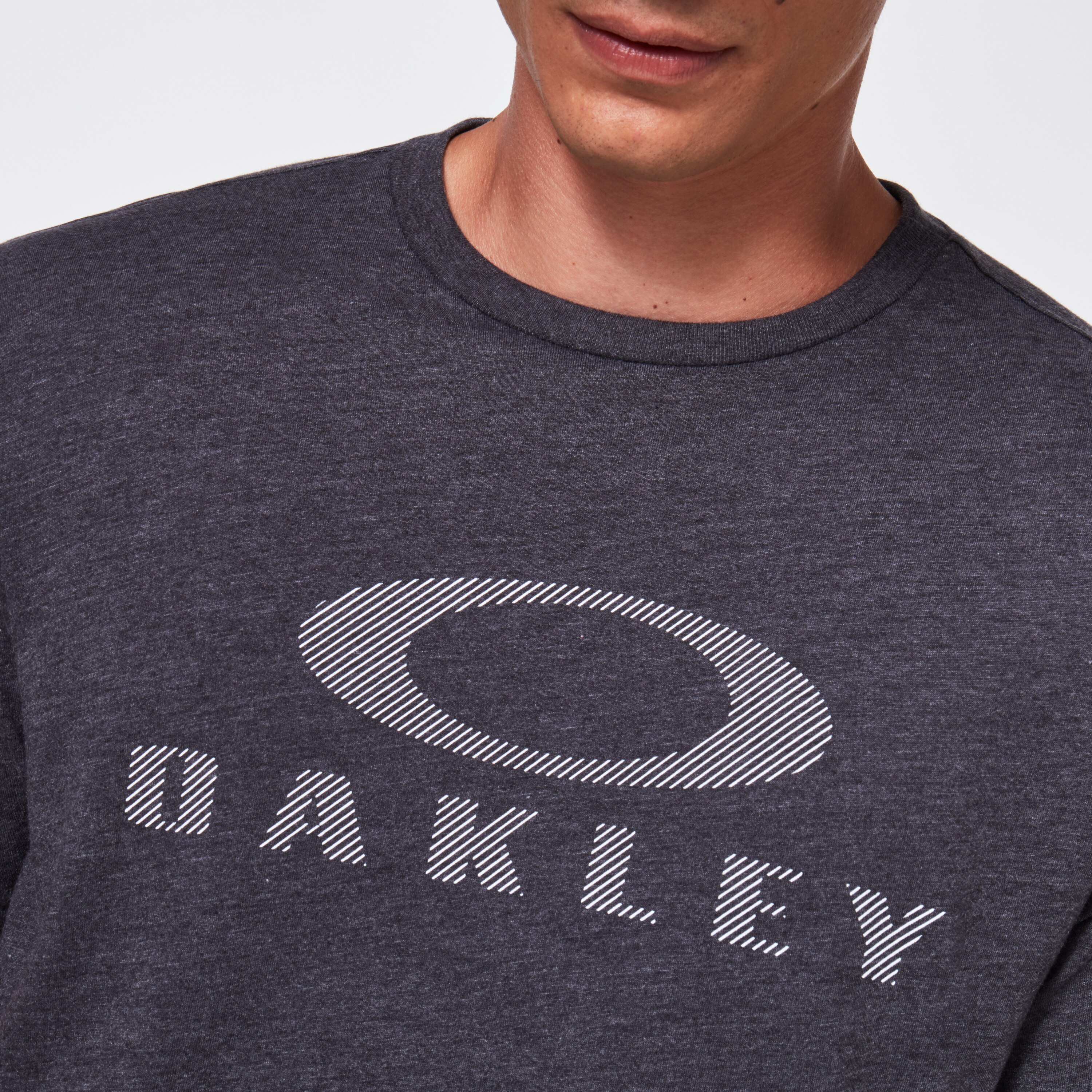 Oakley Bark Oakley SS Tee - Blackout Light Heather | Oakley US Store