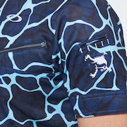 Skull Breathable Graphic Shirts 2.0 - Blue Storm Print