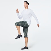 Enhance Mobility Quarter Pants - Green Print