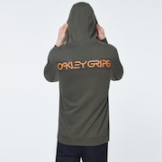 O-Grip Logo Fz Hoodie - New Dark Brush