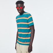 Four Stripes Short Sleeve Tee - Forest Town