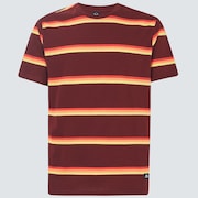 Four Stripes Short Sleeve Tee - Spicy Red