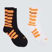 Bold Striped Socks (2 Pcs) - Blackout