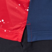 Pop Spray Short Sleeve Polo - High Risk Red