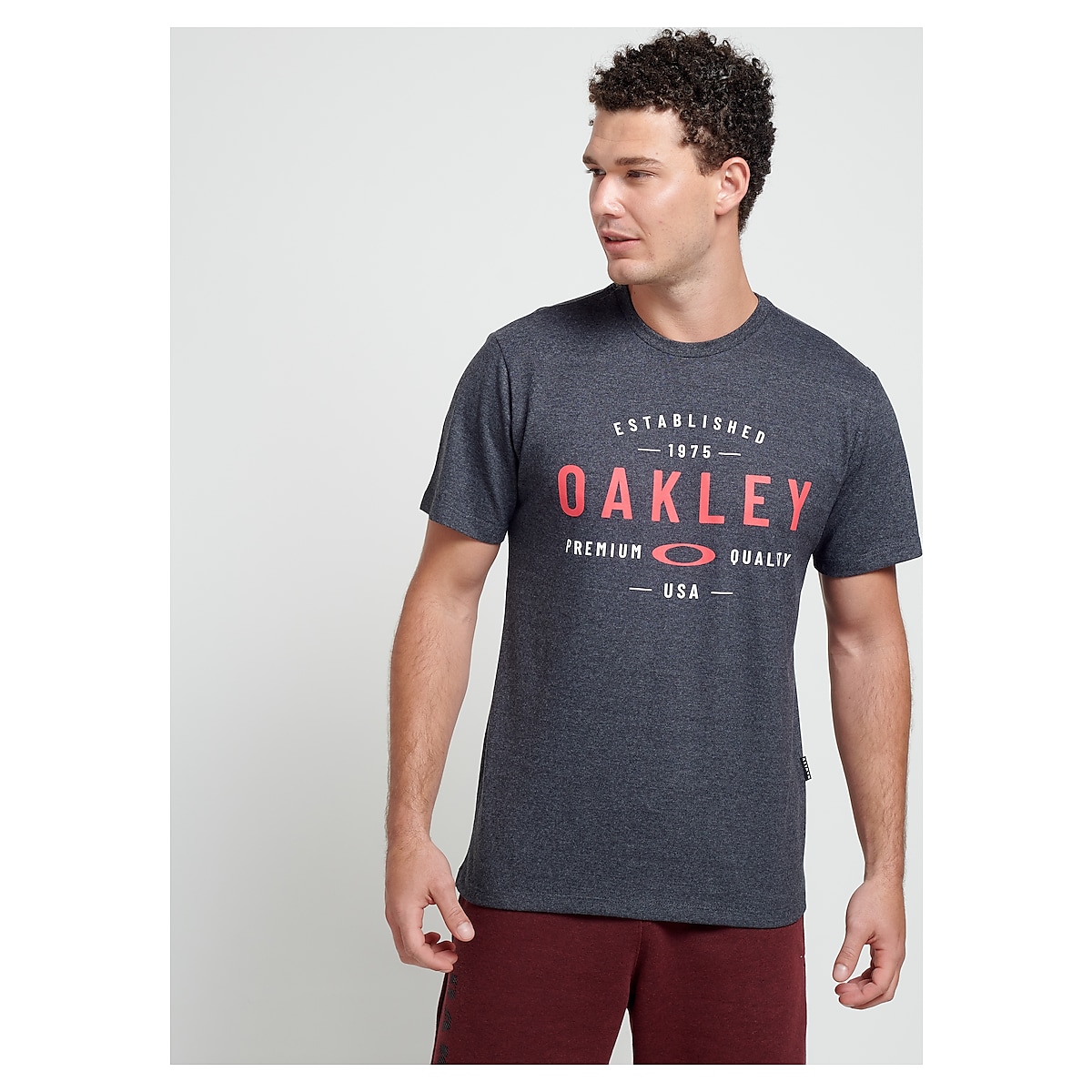 Camiseta Oakley Phantasmagoria Block Masculina Vermelho - Camisa e