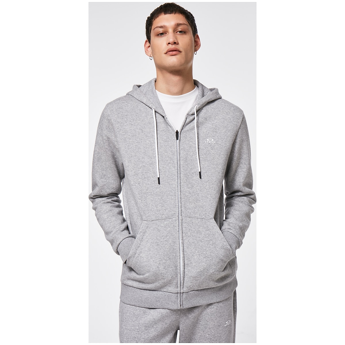 Oakley Relax Full Zip Hoodie - New Granite Heather | Oakley SE Store