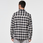 Checkered Ridge Long Sleeve - Stone Gray
