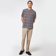 All Stripes SS Tee - New Athletic Gray