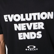 Evolution Never Ends SS Tee - Blackout
