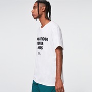 Evolution Never Ends SS Tee - White
