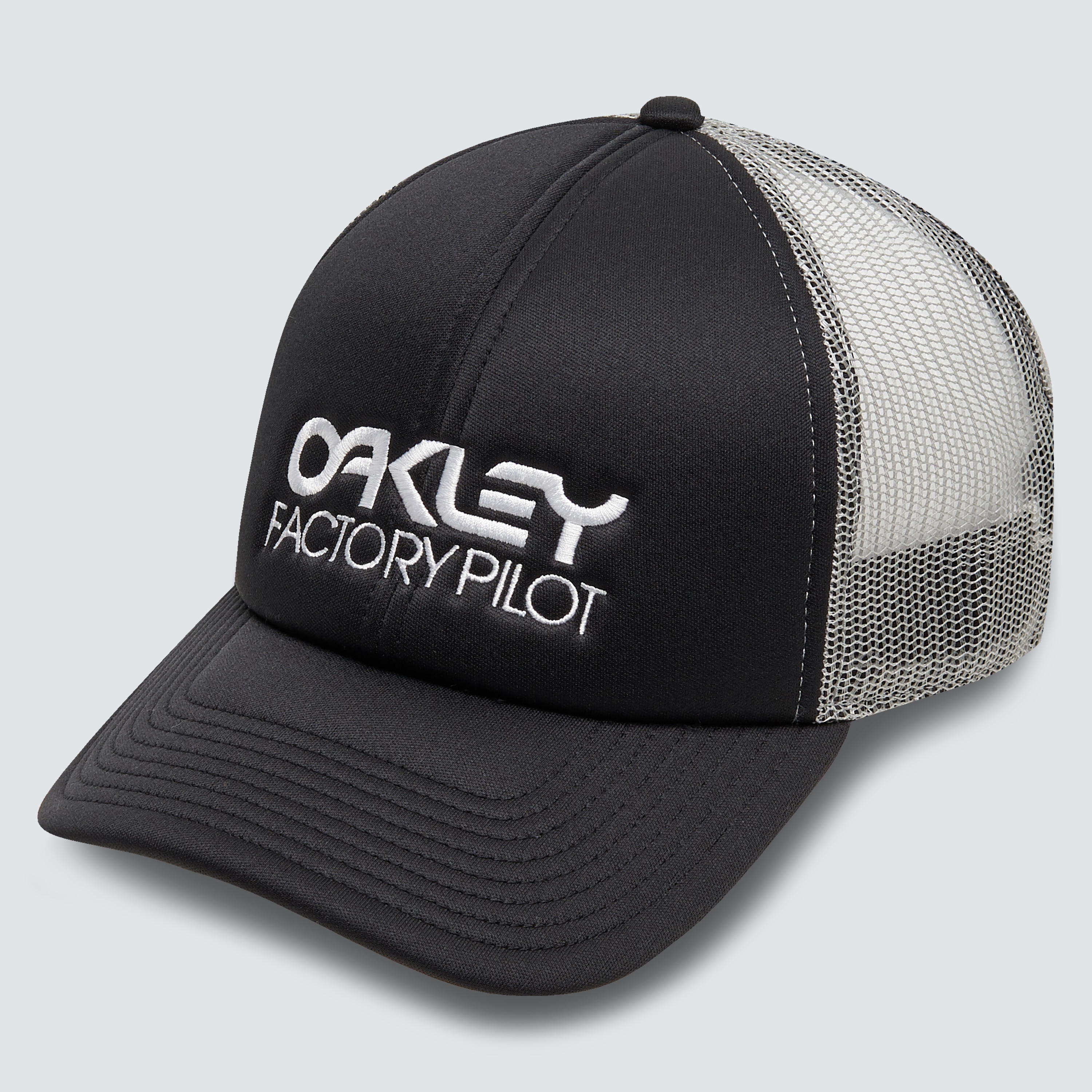 Oakley Factory Pilot Trucker Hat In Black