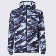 Enhance Grid Fleece Jacket 11.0 - White Print
