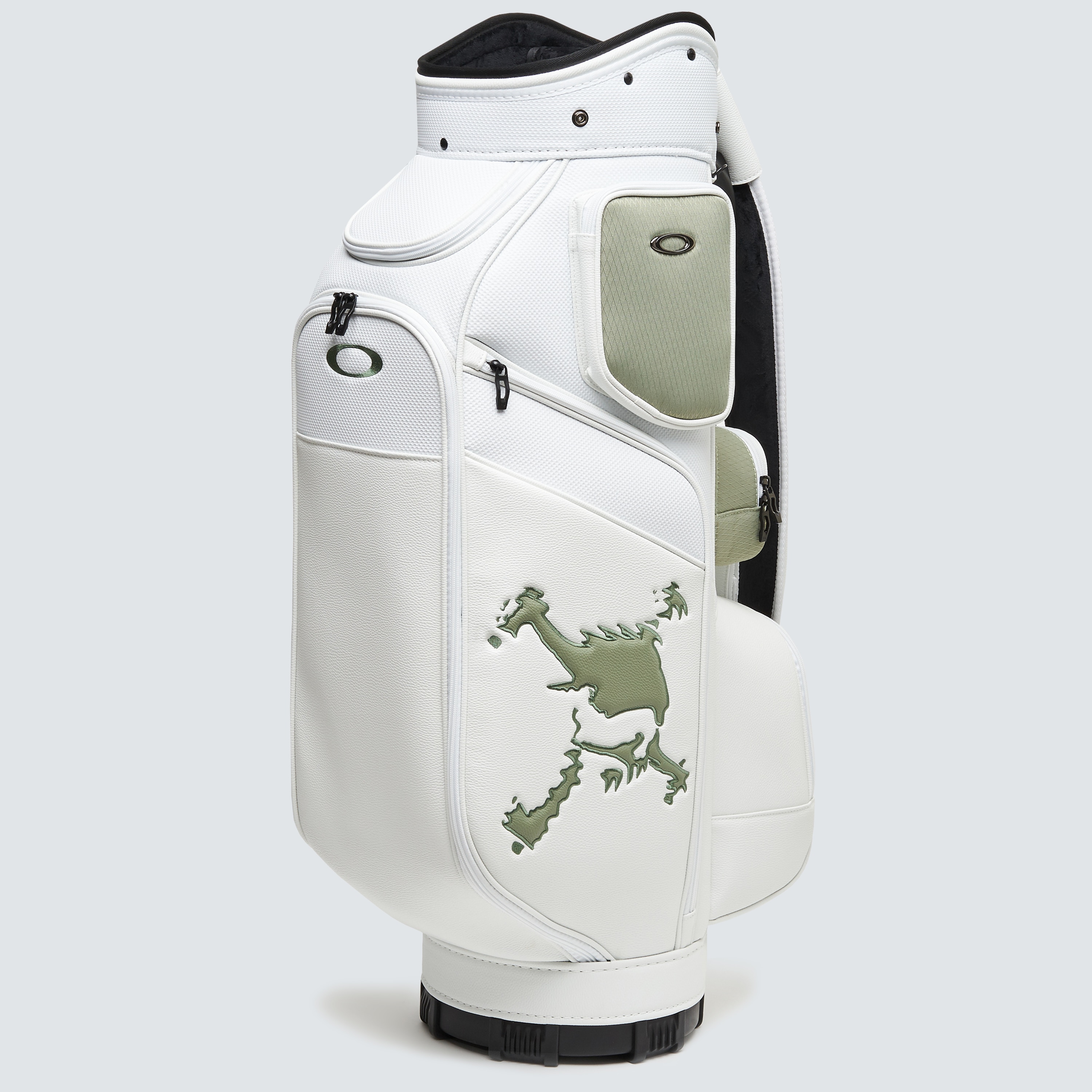 Oakley Skull Golf Bag 15.0 - White/Green | Oakley JP Store