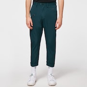 Skull Aurora Relax Ankle Pants - Pine Forest