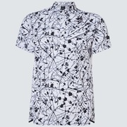 Oakley Skull Aurora Calligraphic Shirt - White Print - FOA402481 