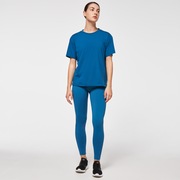 （女性用）Radiant Plain Full Leggings - Ad Blue