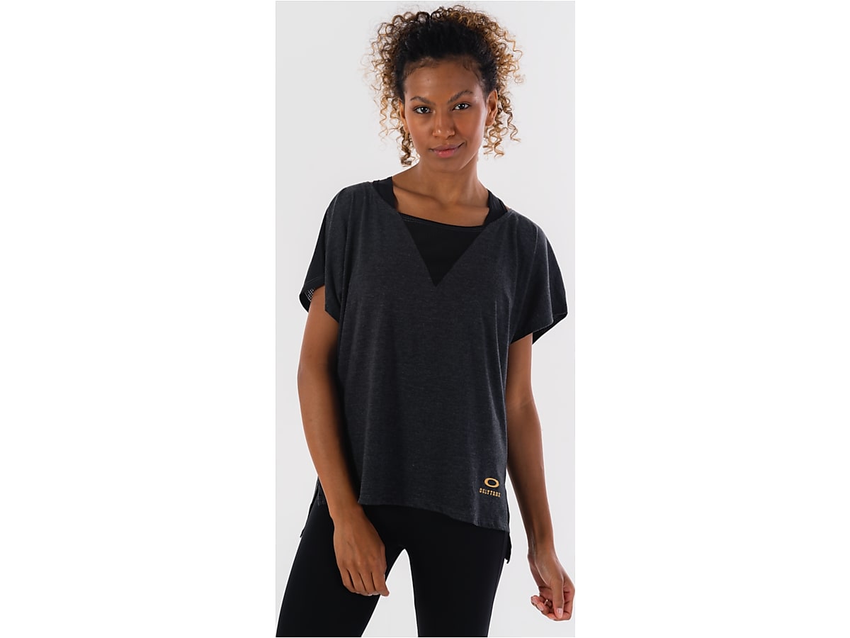 Camiseta Oakley Feminina O-fresh Tee - Blackout - P Preto