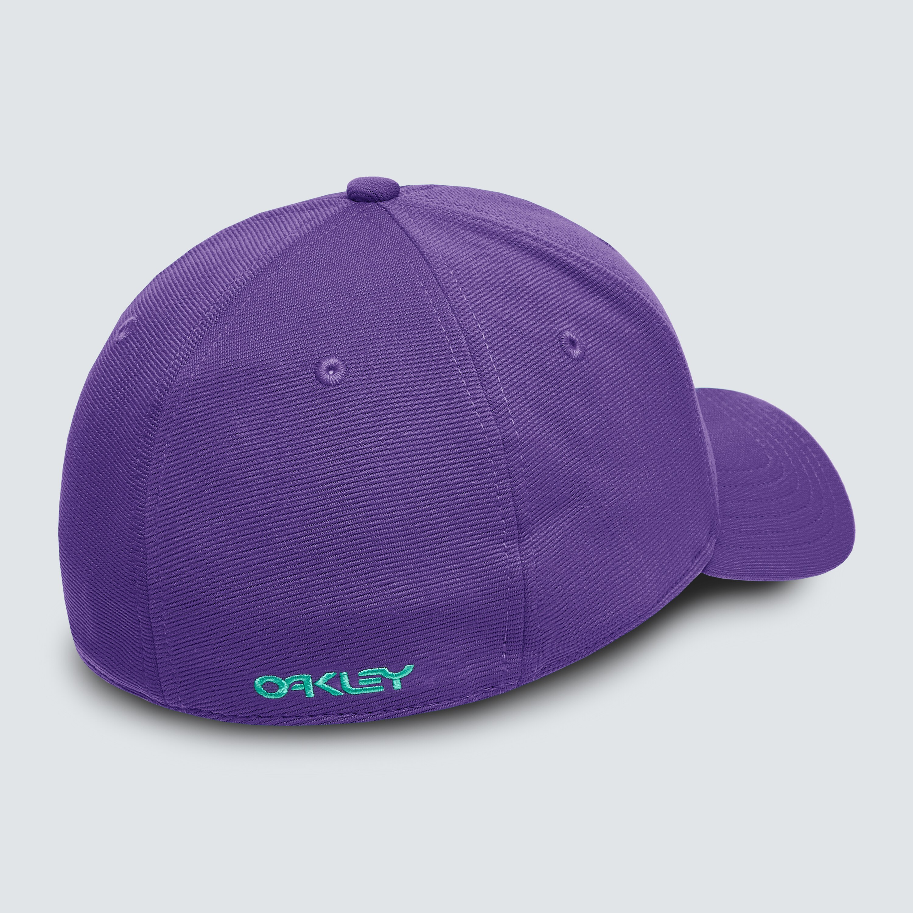 purple oakley hat