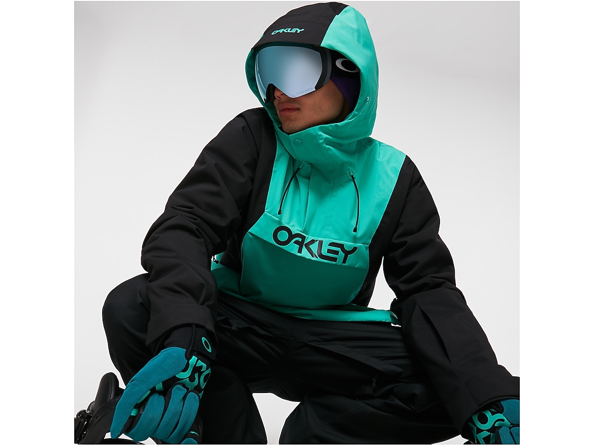 Oakley TNP Insulated Anorak - Blackout/Light Emerald | Oakley US Store