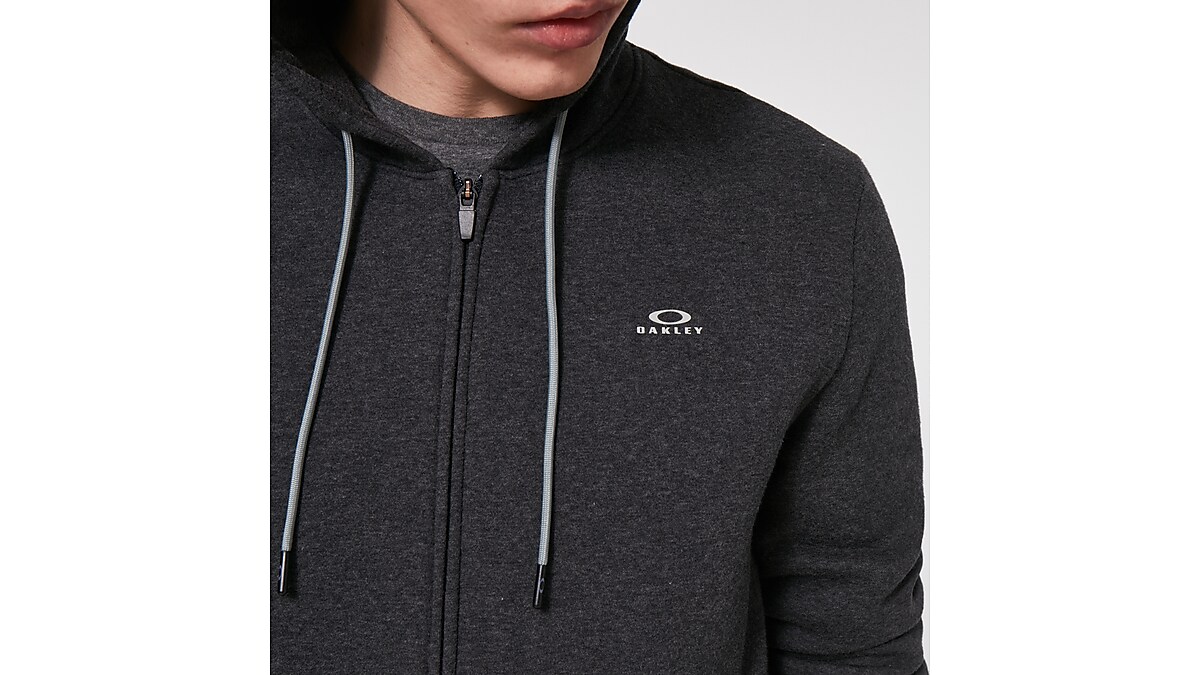 Oakley Relax Full Zip Hoodie - Dark Gray Heather | Oakley® US