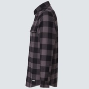 Bear Cozy Flannel - Black/Gray Check